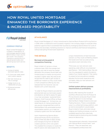 Royal United Mortgage Case Study