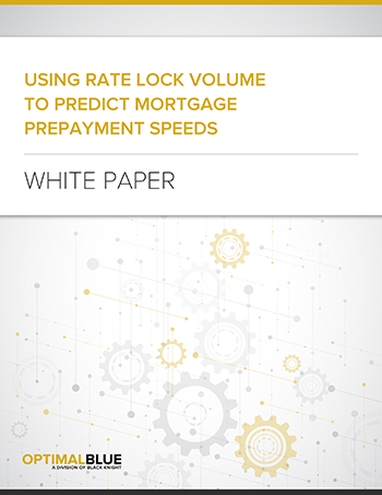 Using Rate Lock Volume to Predict Mortgage Prepayment Speeds